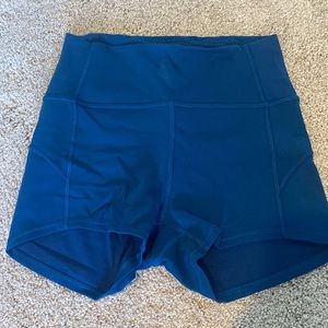 Blue lulu lemon spandex
